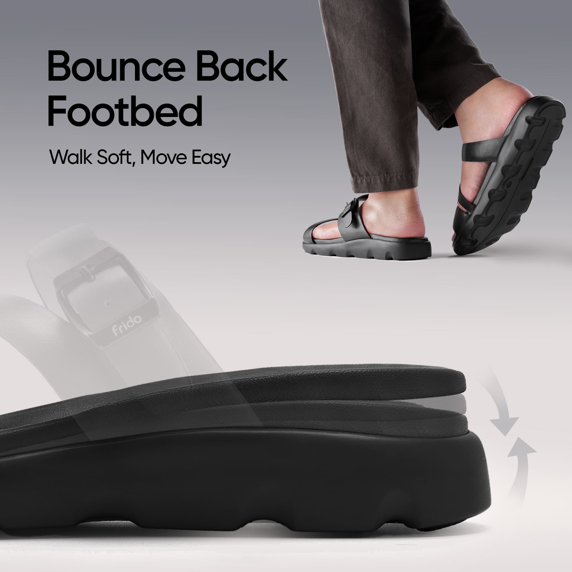 Frido Women's Cloud Comfort Sandal - Toeless - Image 47