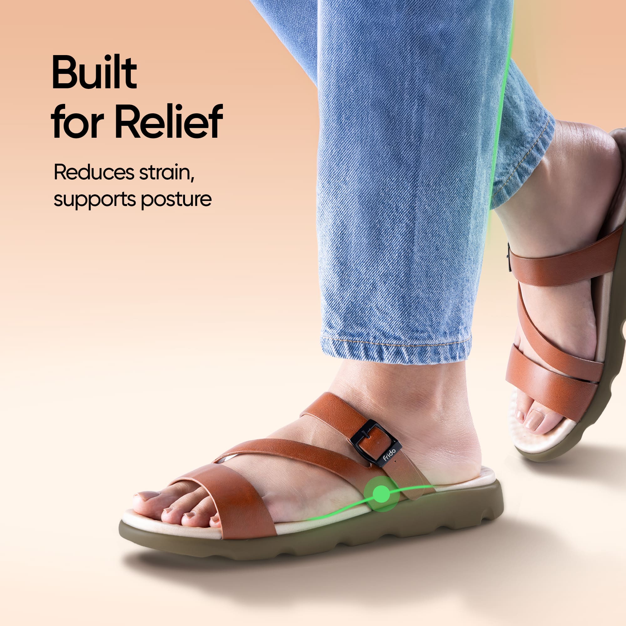 Frido Women's Cloud Comfort Sandal - Toeless - Image 59