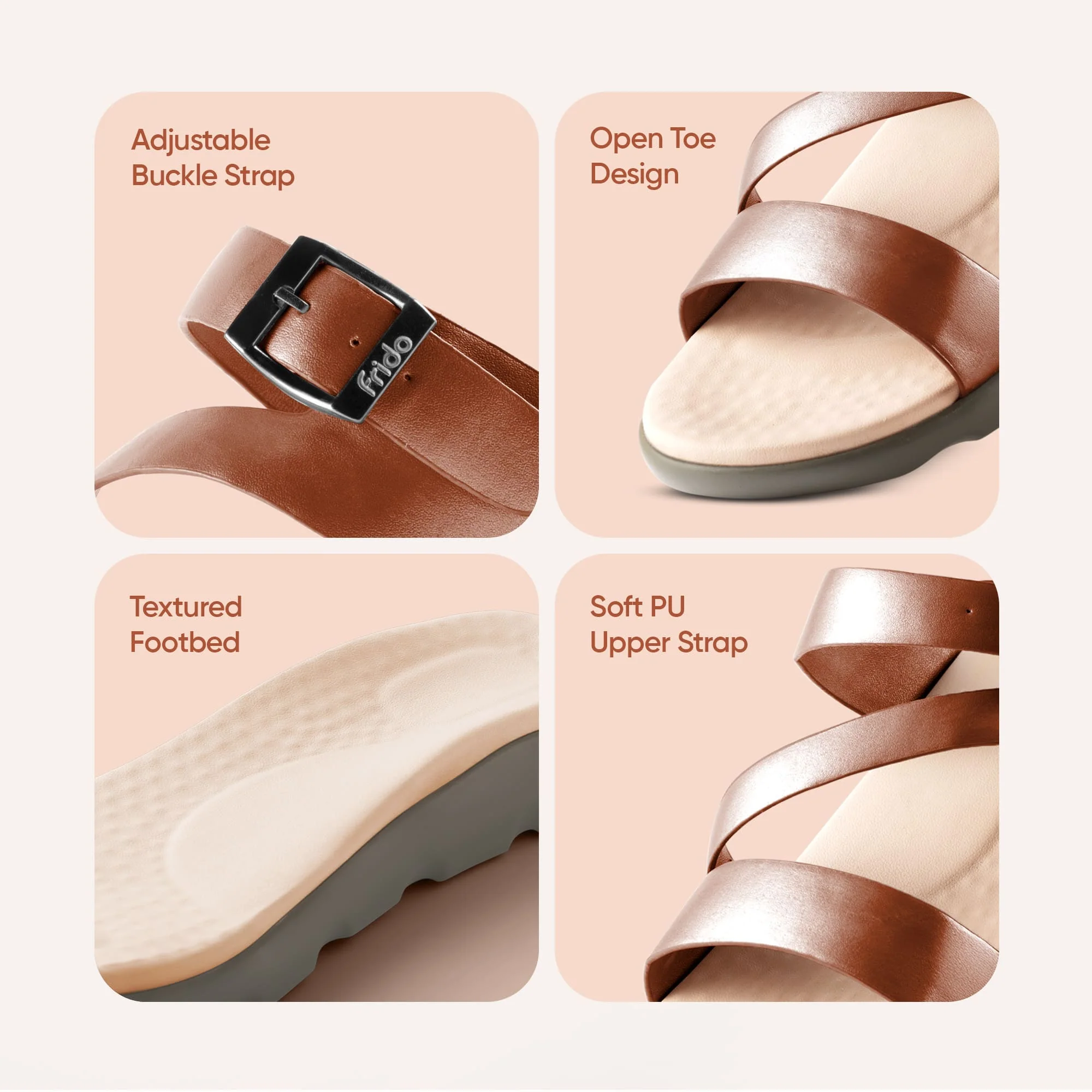 Frido Women's Cloud Comfort Sandal - Toeless - Image 60