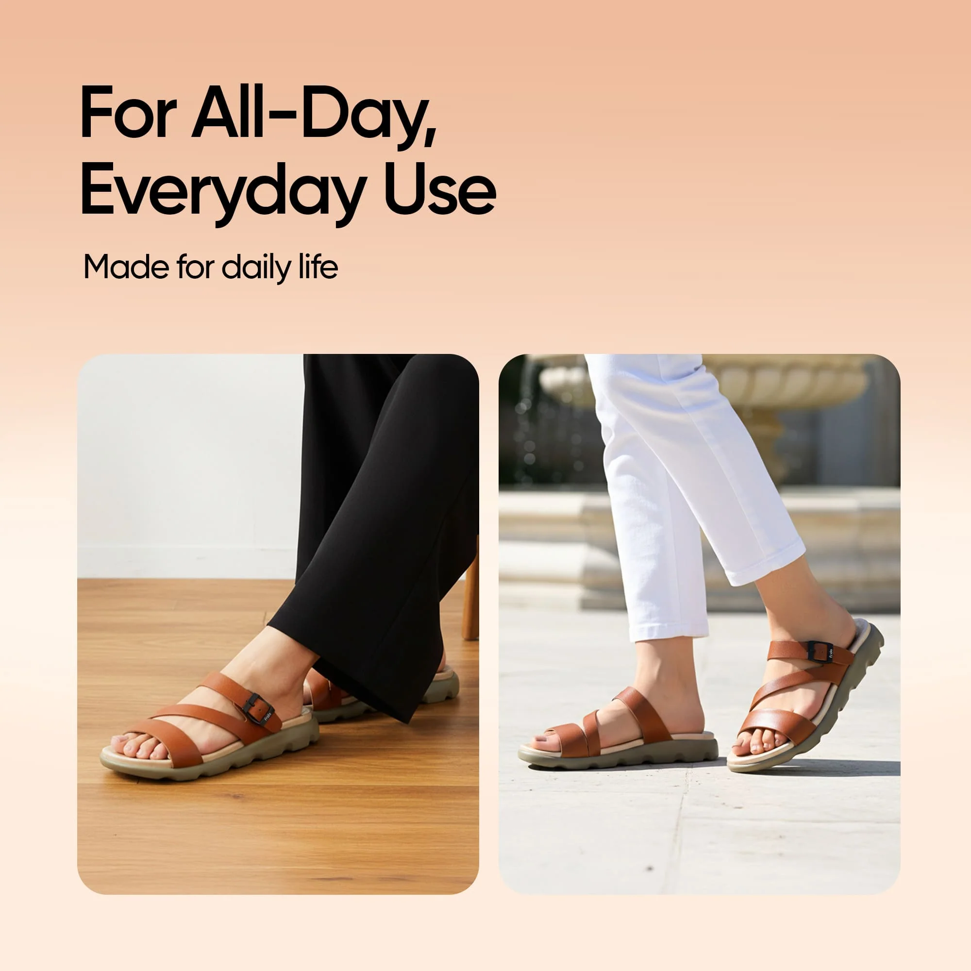 Frido Women's Cloud Comfort Sandal - Toeless - Image 61