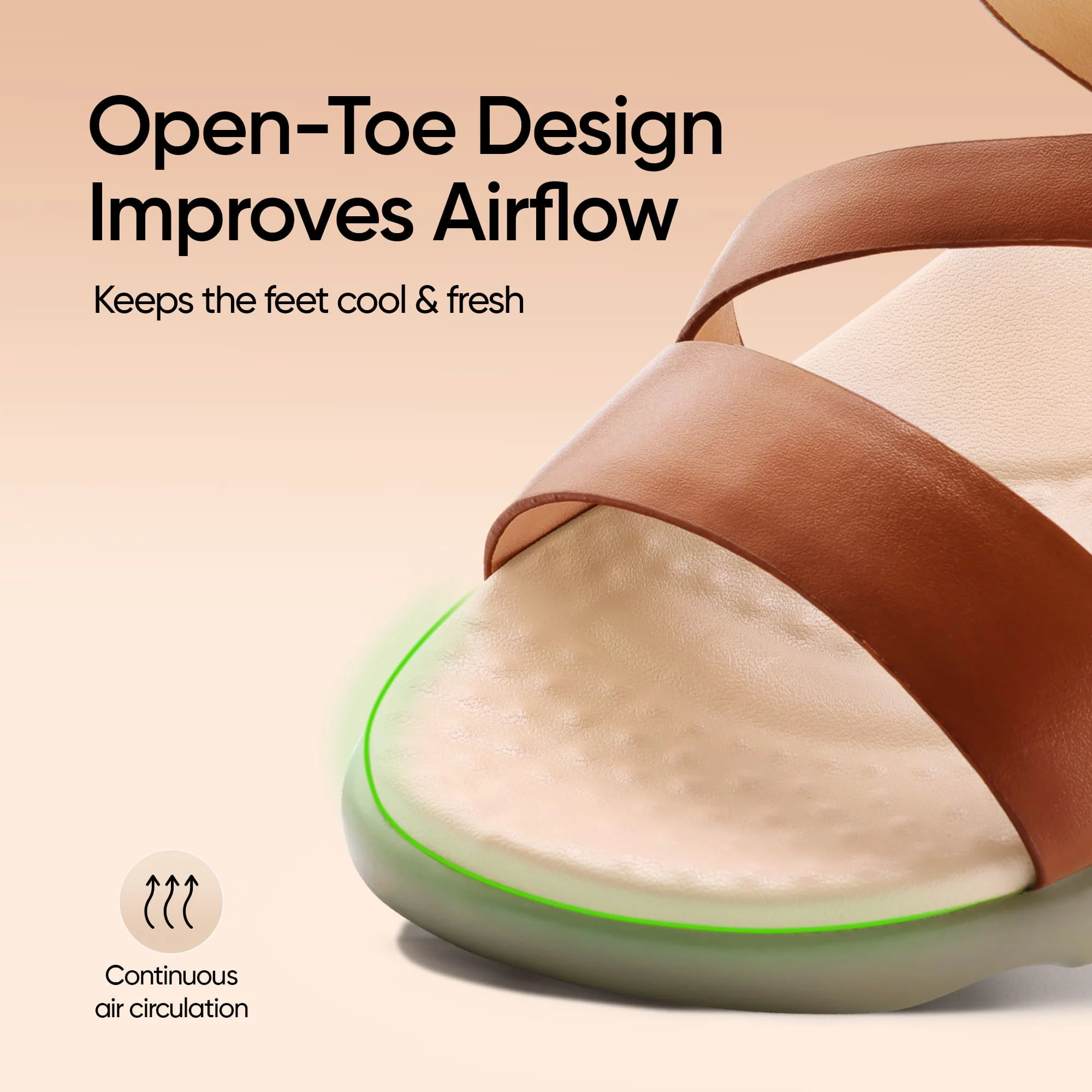 Frido Women's Cloud Comfort Sandal - Toeless - Image 67