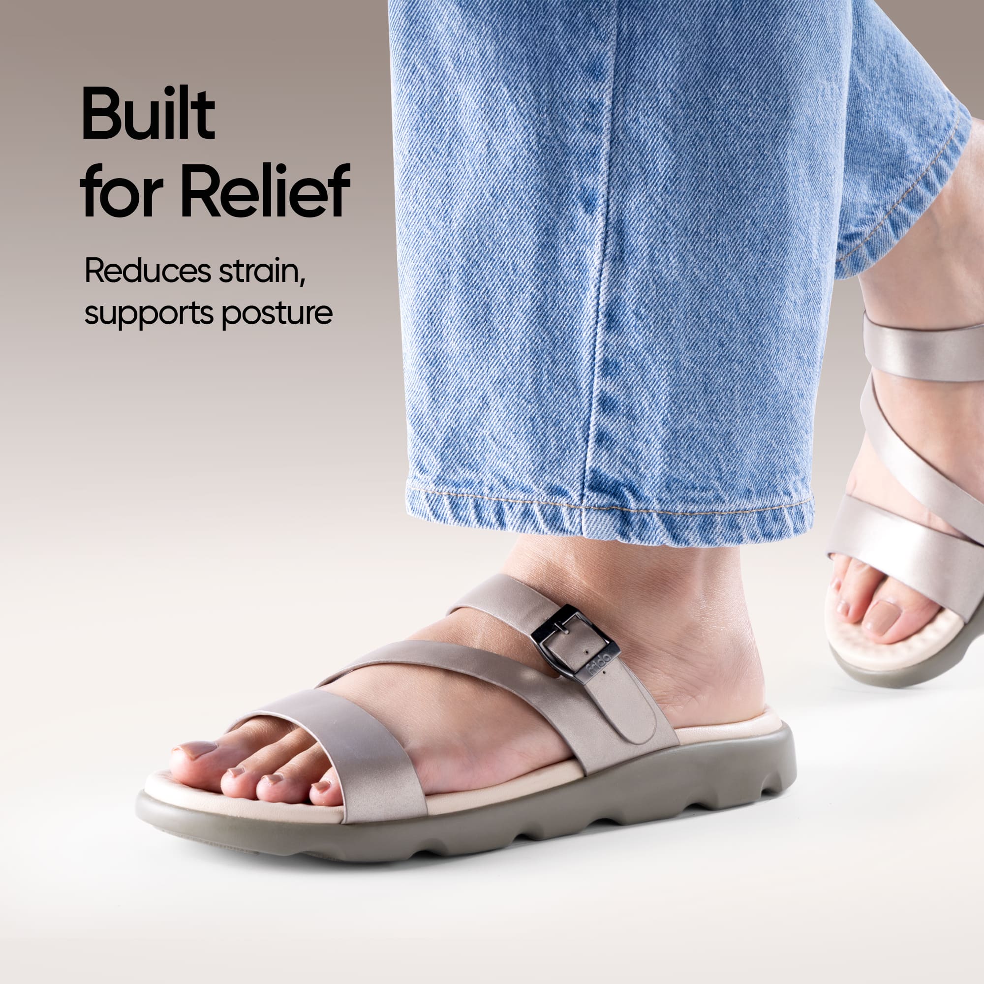 Frido Women's Cloud Comfort Sandal - Toeless - Image 71