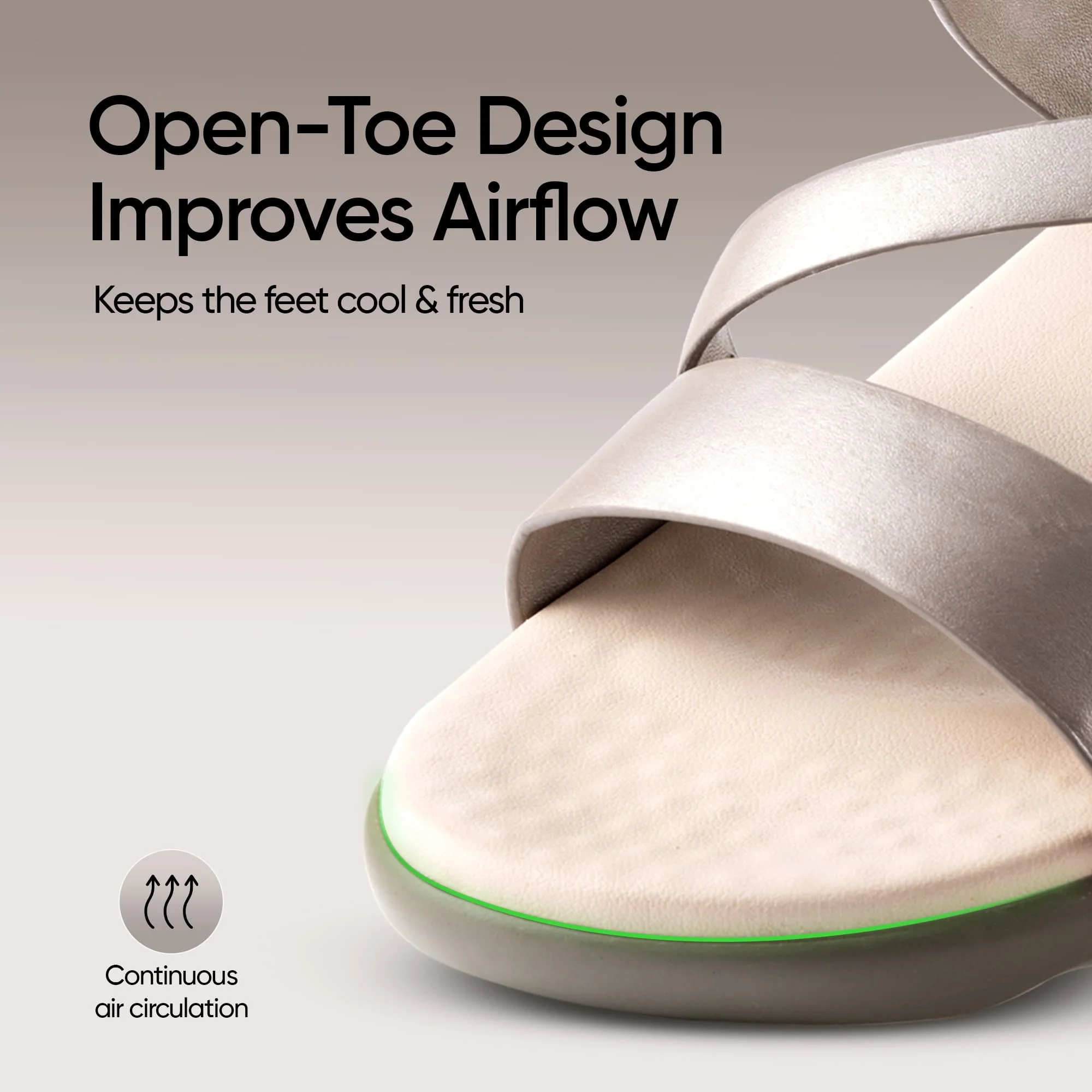 Frido Women's Cloud Comfort Sandal - Toeless - Image 72