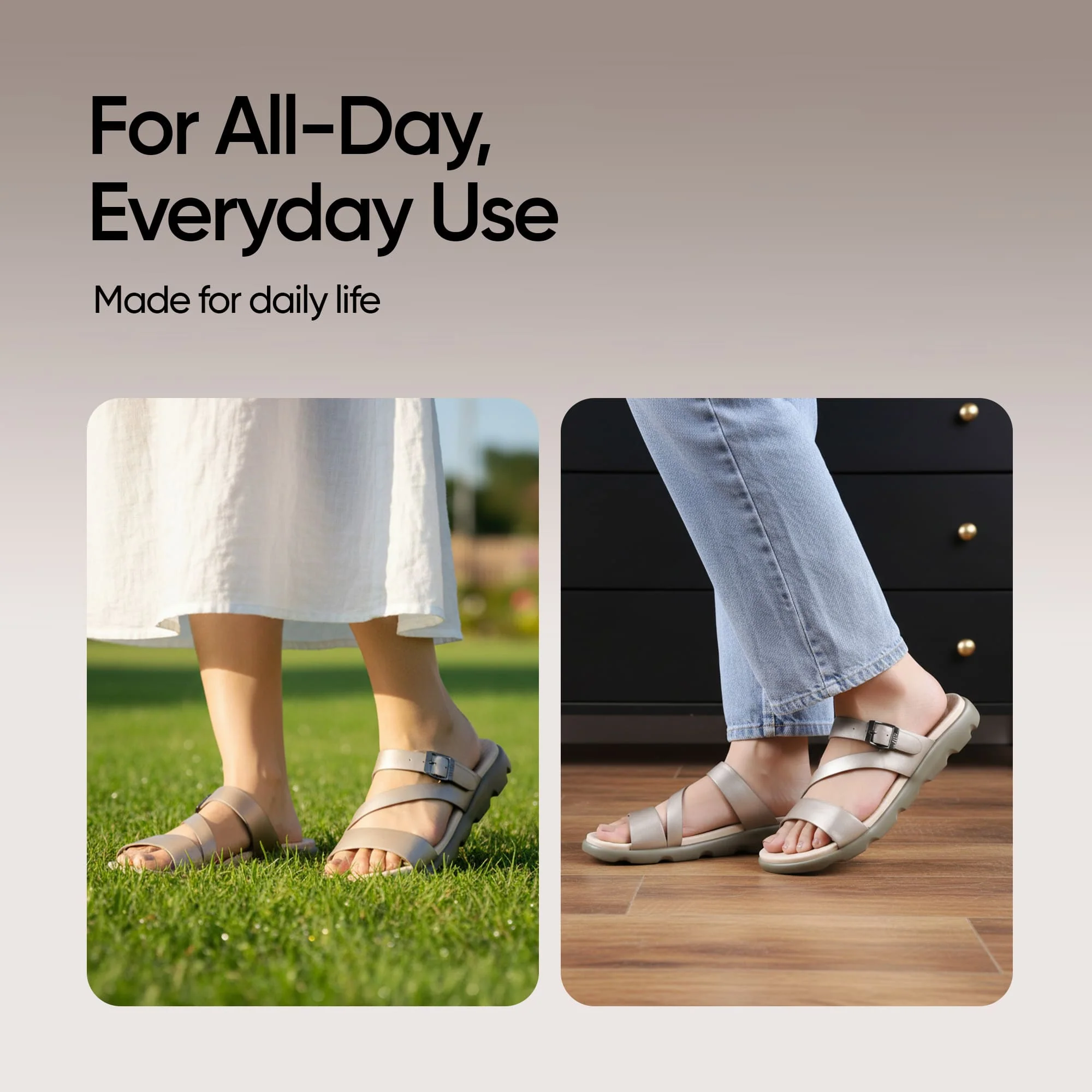 Frido Women's Cloud Comfort Sandal - Toeless - Image 78