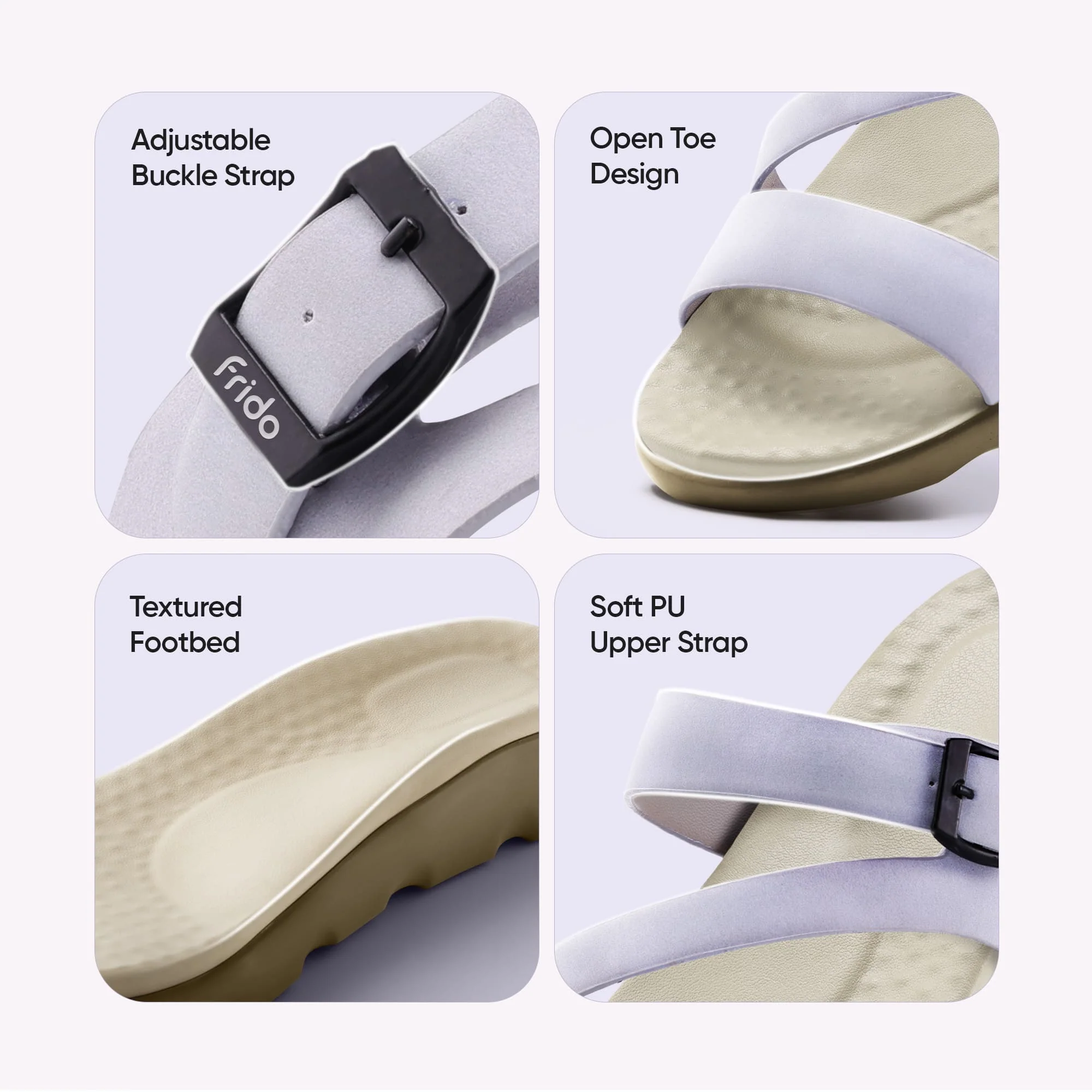 Frido Women's Cloud Comfort Sandal - Toeless - Image 8