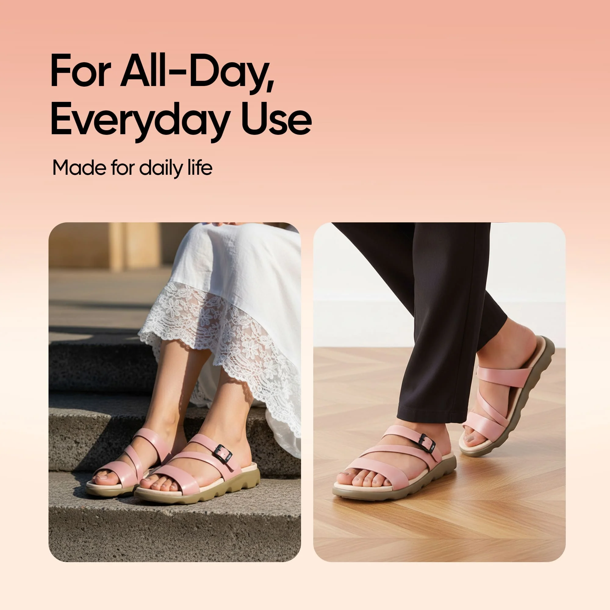 Frido Women's Cloud Comfort Sandal - Toeless - Image 92