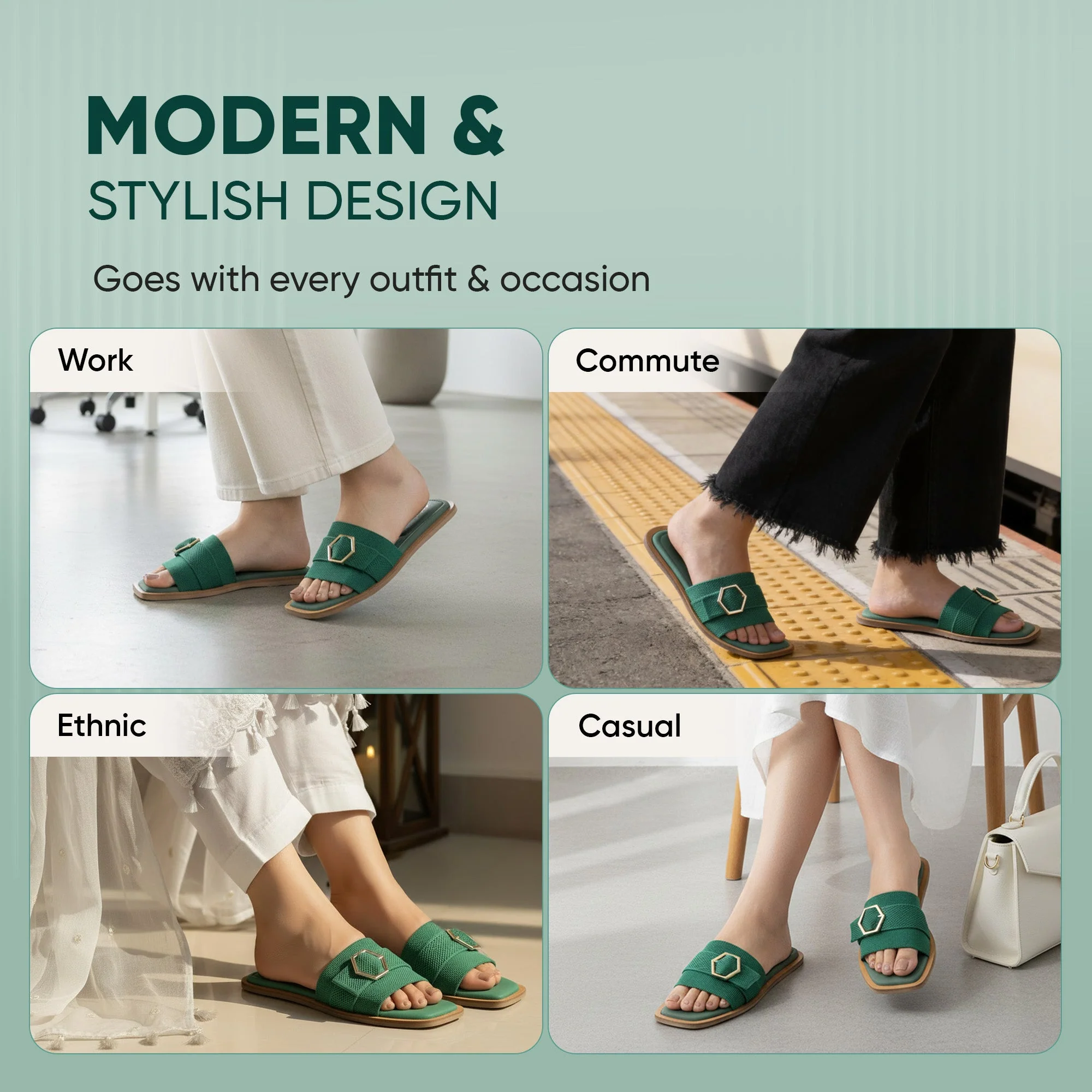 Frido Women's Comfort Flat Sandal - Image 15