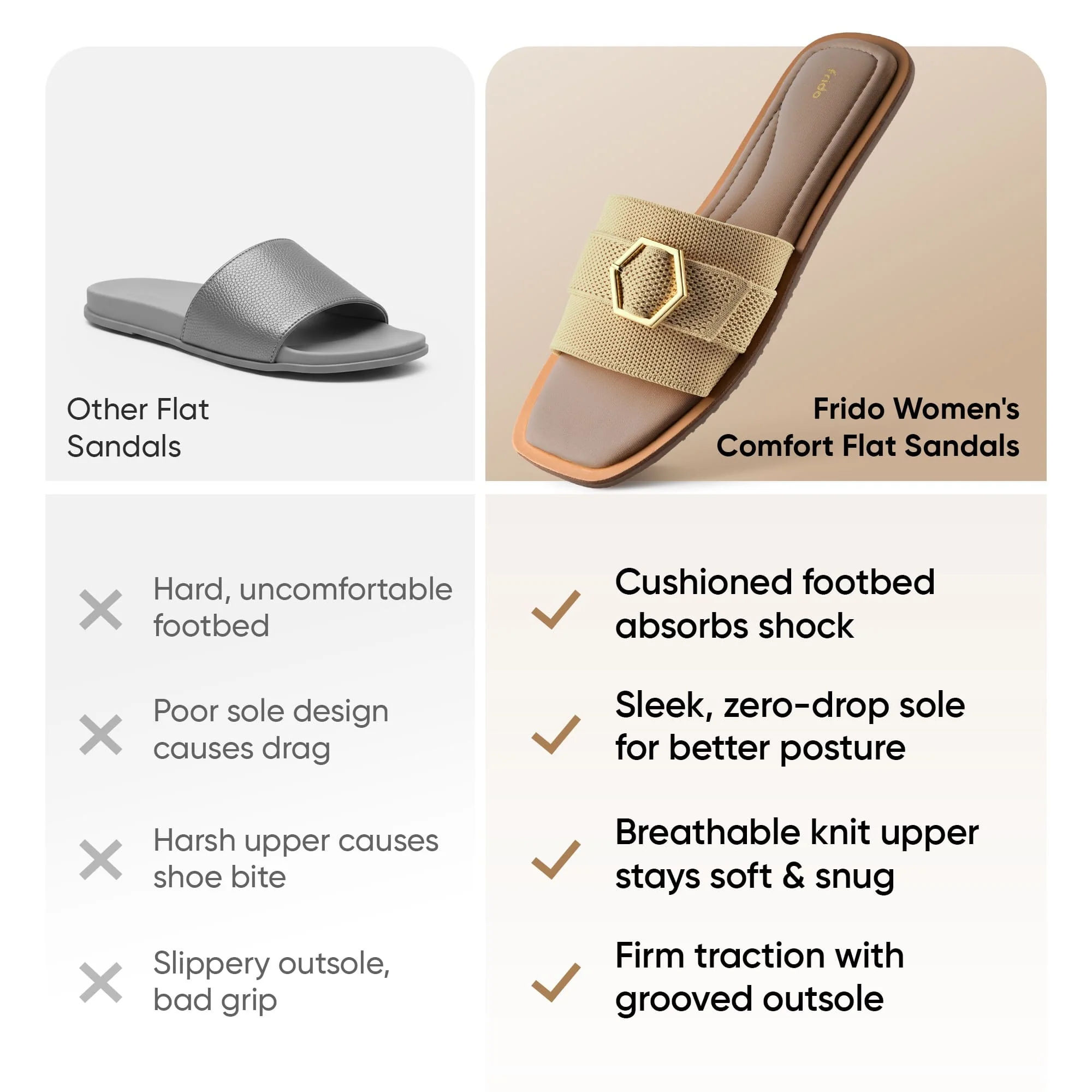 Frido Women's Comfort Flat Sandal - Image 28