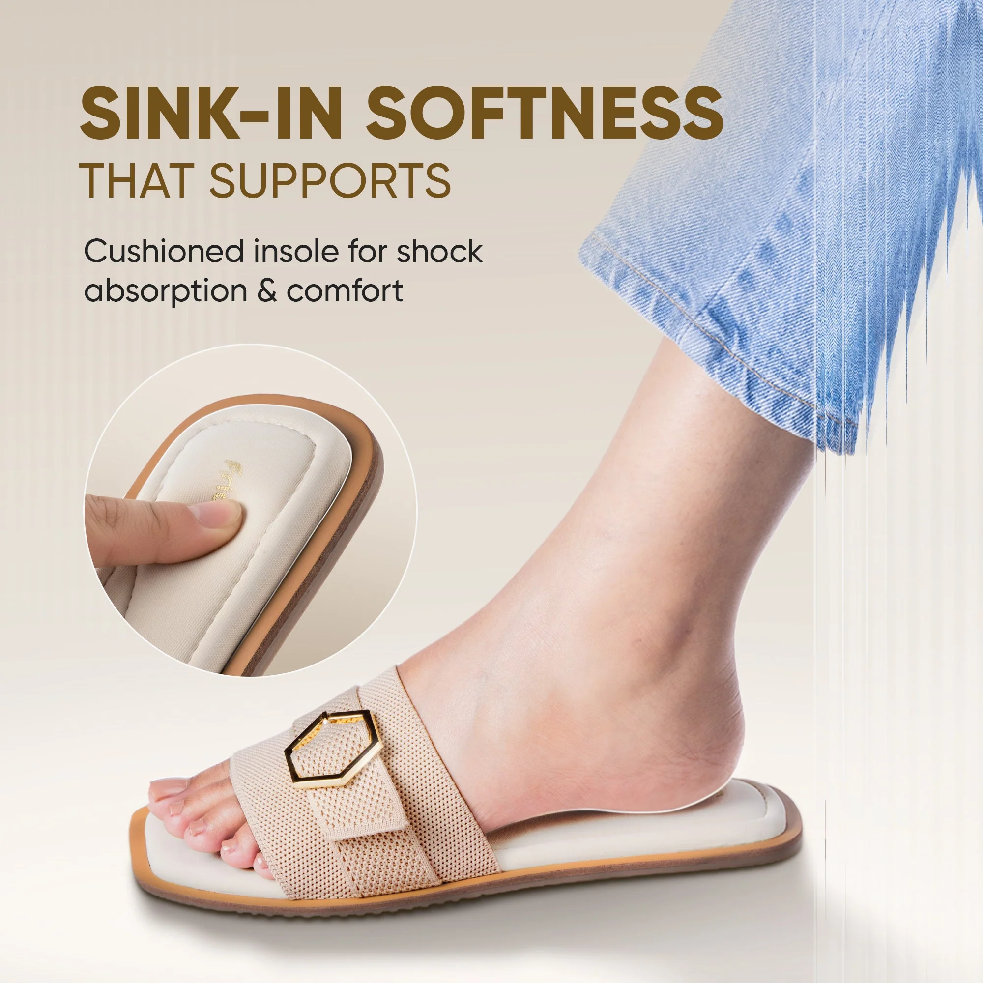 Frido Women's Comfort Flat Sandal - Image 3