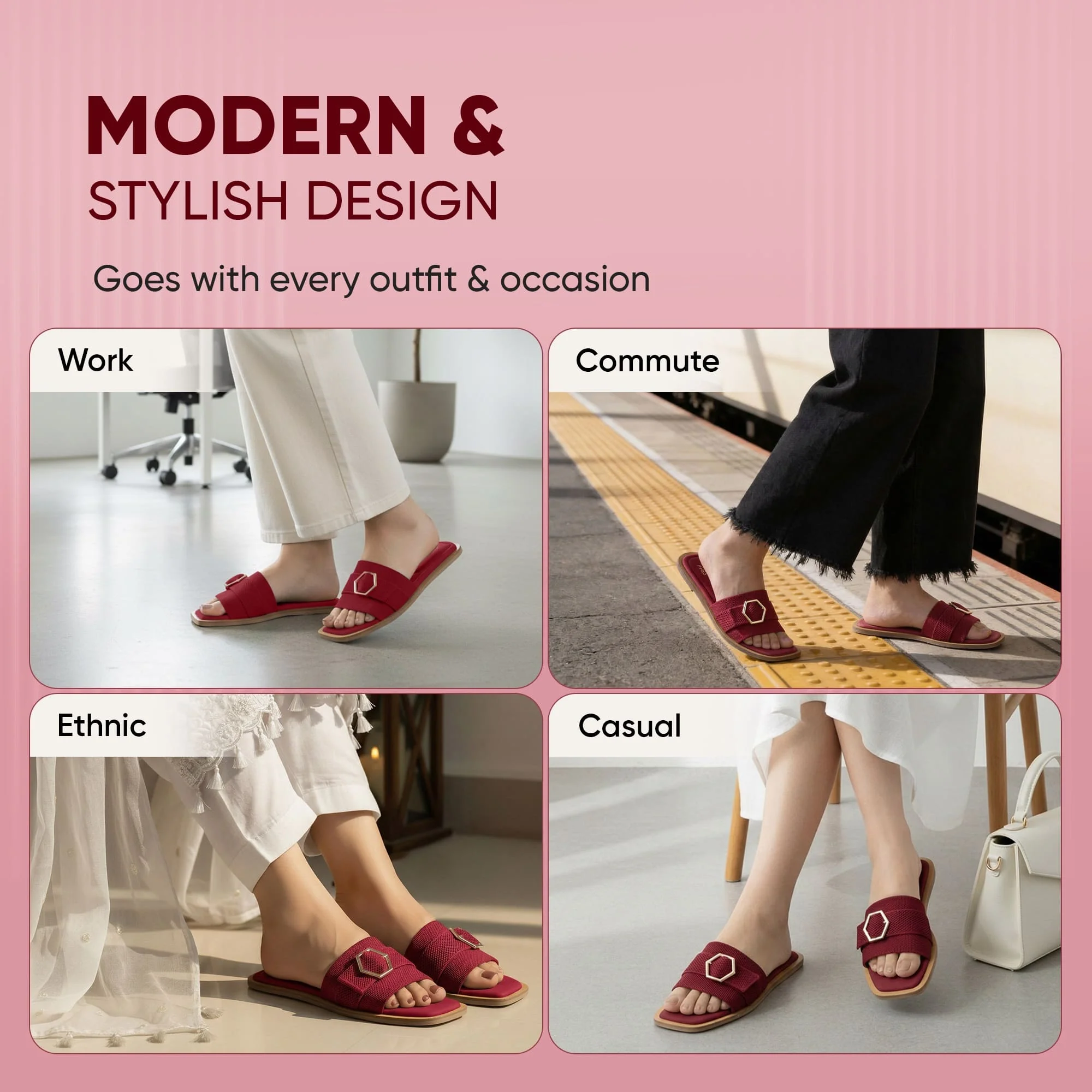 Frido Women's Comfort Flat Sandal - Image 44