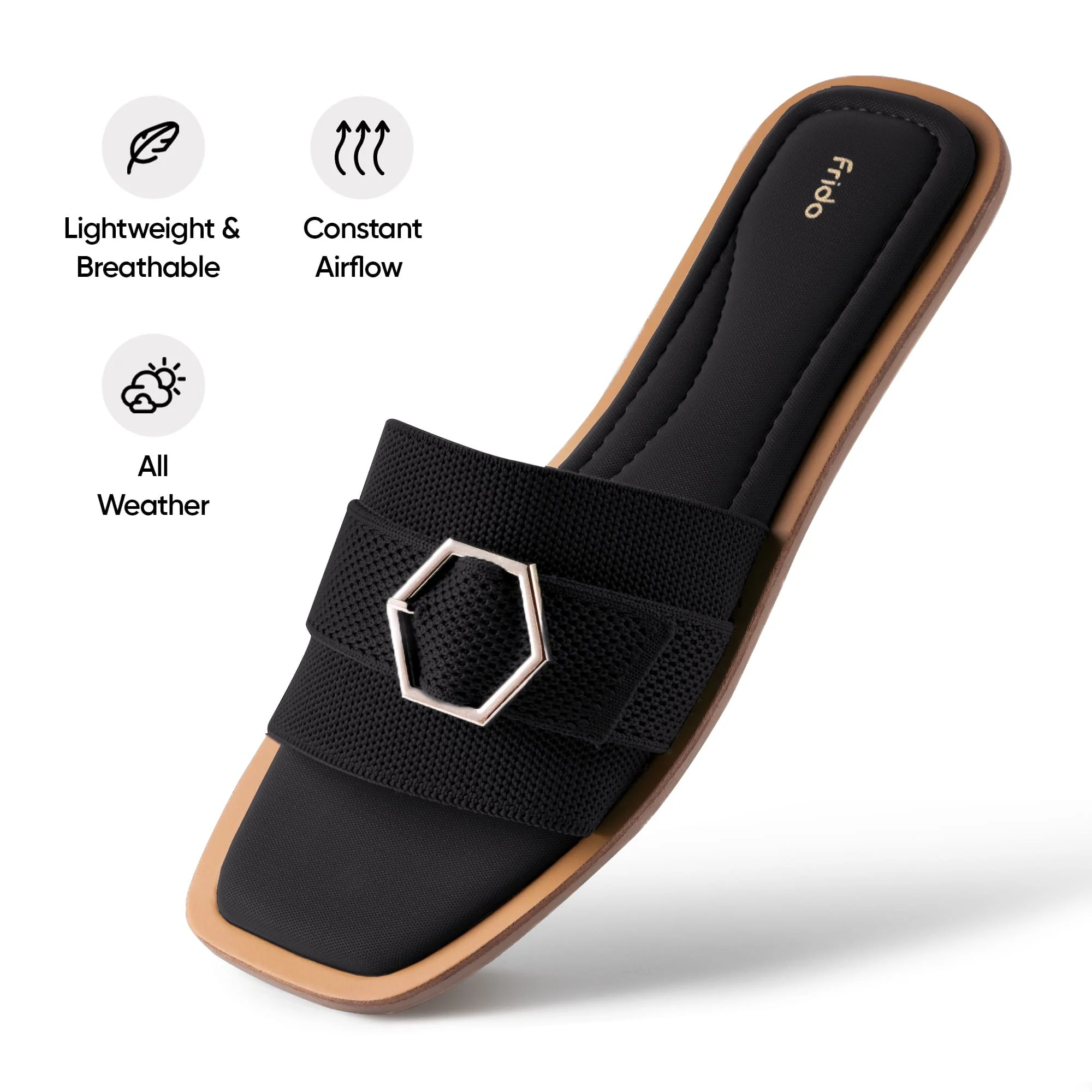 Frido Women's Comfort Flat Sandal - Image 47