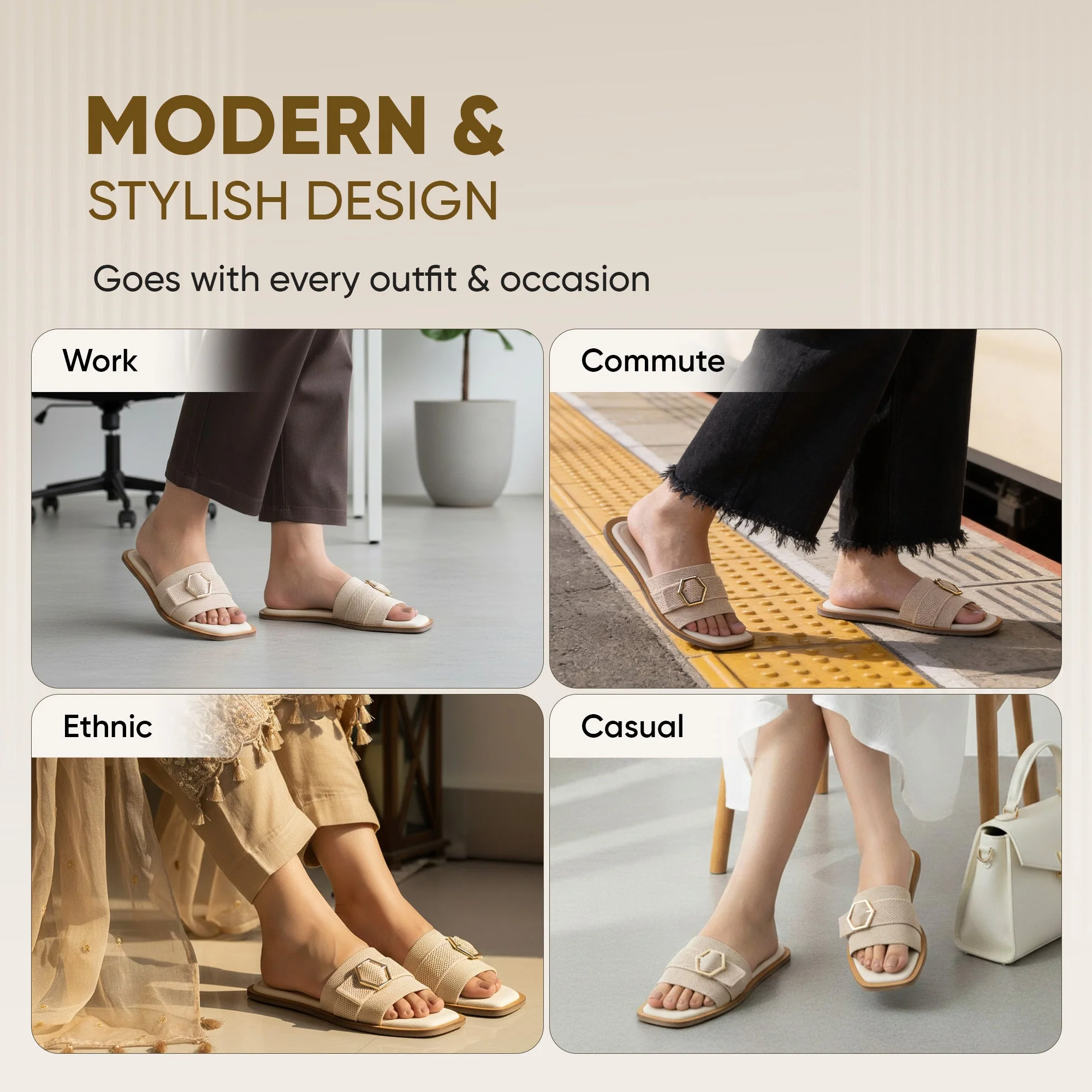 Frido Women's Comfort Flat Sandal - Image 6