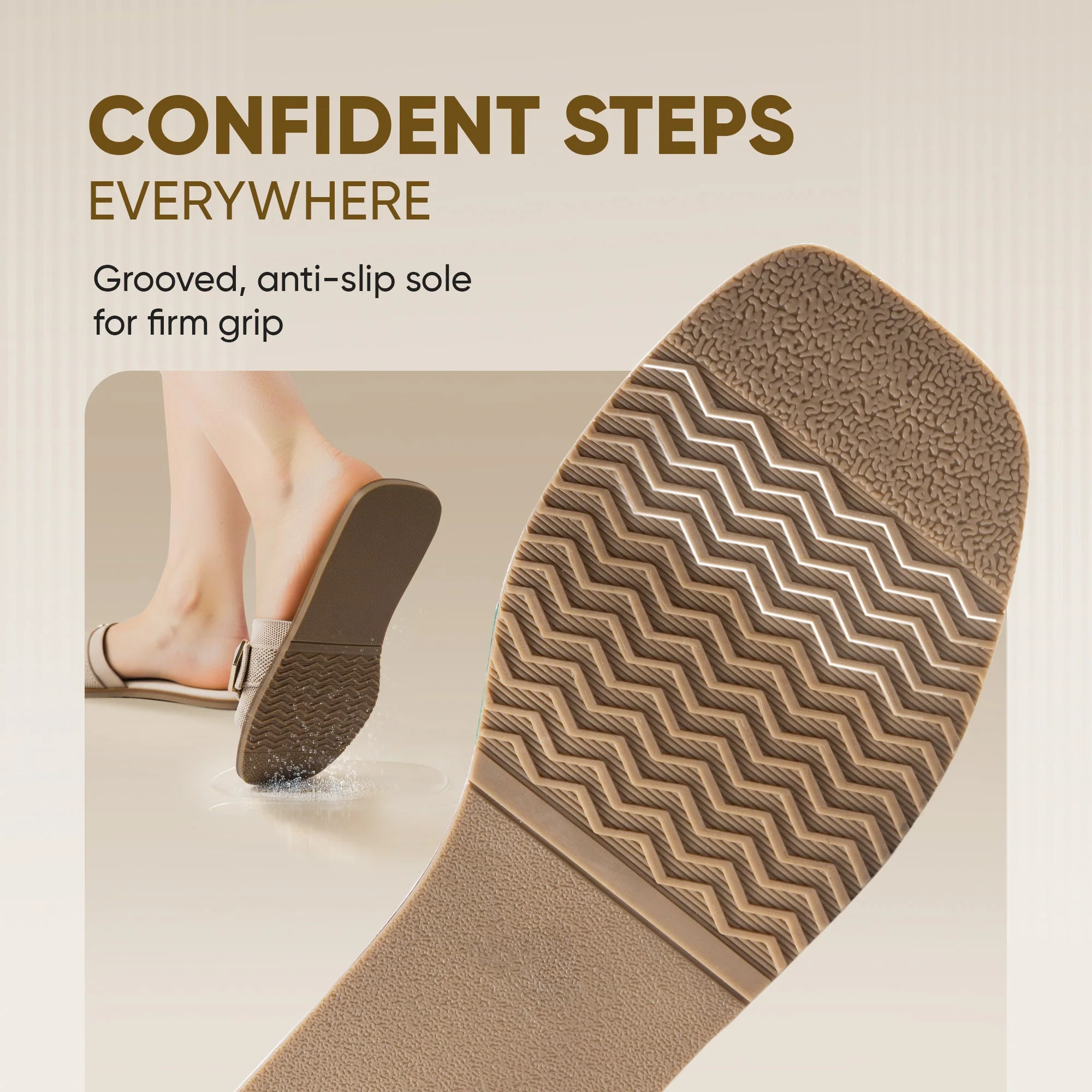 Frido Women's Comfort Flat Sandal - Image 9