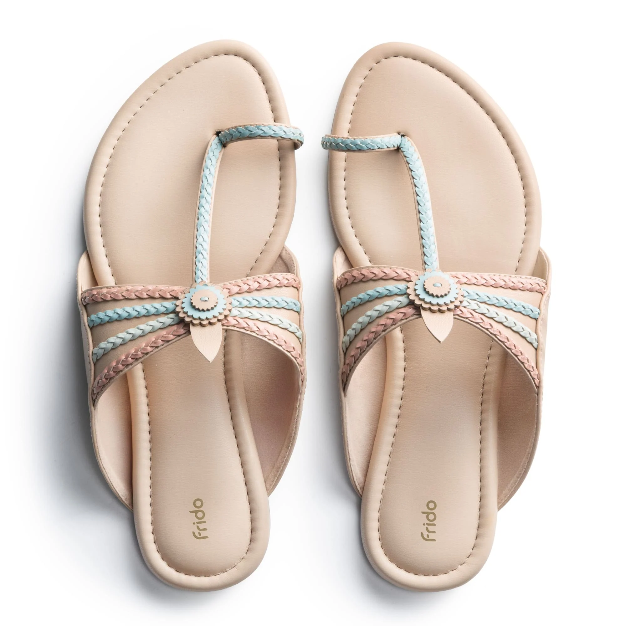 Frido Women's Ethnic Comfort Flat Sandal - Image 28