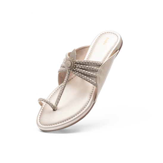 Frido Women's Ethnic Comfort Flat Sandal - Image 4