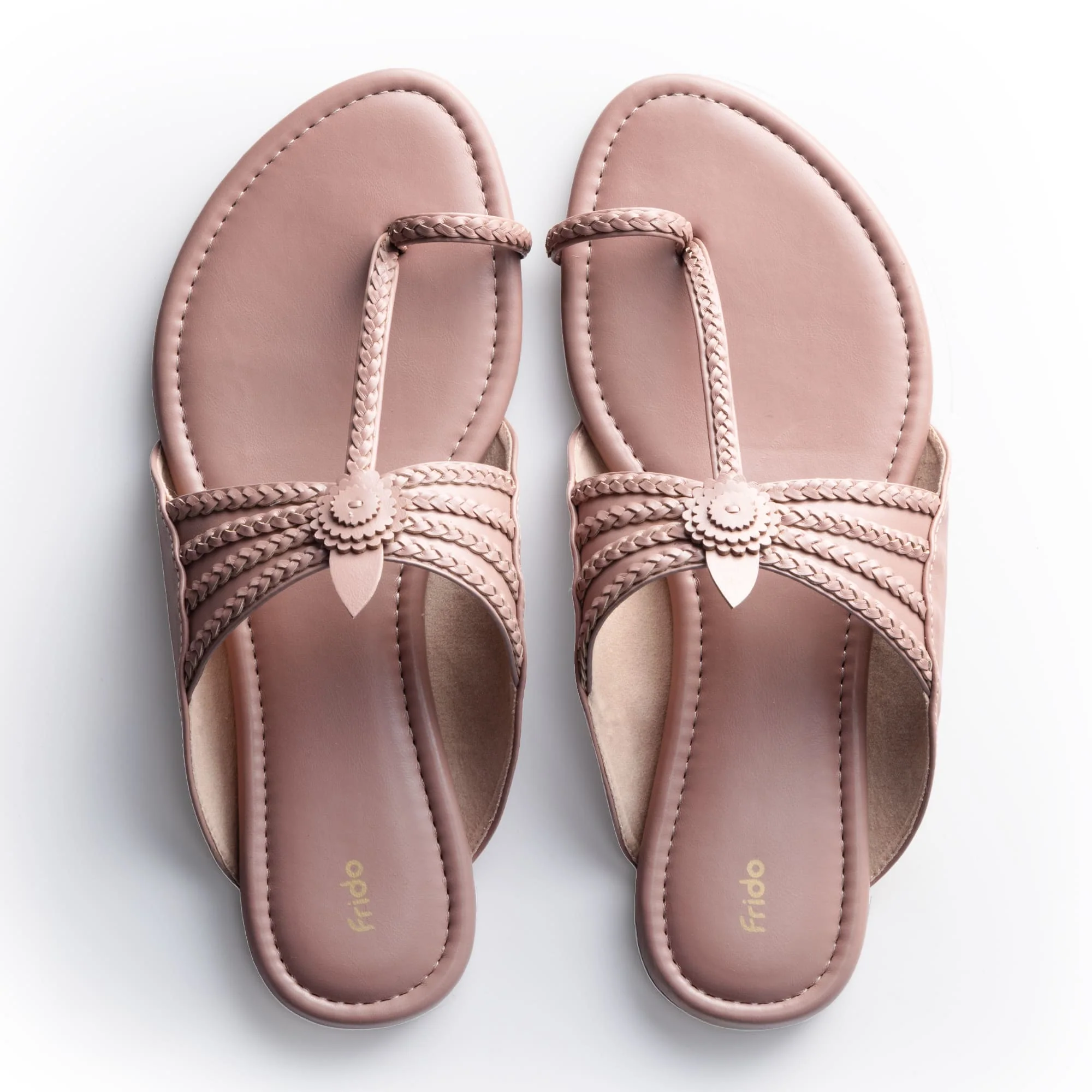 Frido Women's Ethnic Comfort Flat Sandal - Image 9